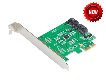 Marvell 88SE9170 2 Puertos SATA 6G PCI Express Tarjeta Controladora PCI-e SATA III converter 3.0 PCI de bajo perfil soporte SATA3.0