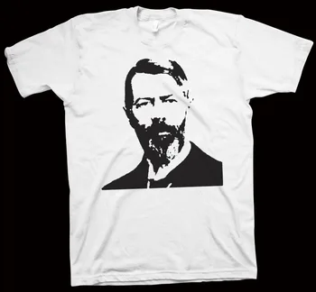 Max Weber T-Shirt Autor, Escritor, La Filosofía, La Sociología, La Economía Política, Libro Nuevo De La Marca De Fitness Slim Fit Político Camisetas