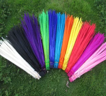 Mayorista de 50 piezas/lote hermoso faisán pluma 16-18 pulgadas / 40-45 cm en una variedad de colores puede elegir