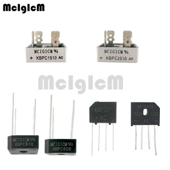 MCIGICM 2500PCS DB107 KBP307 KBPC1010 KBU1010 KBPC1510 puente de diodos rectificador KBPC608 KBPC610 KBPC2510