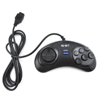 MD SEGA Mandos de 16 bits de Sega Genesis controlador de Juego de 9 Hoyos Sega Joypad de alta calidad buena de precios de Accesorios de Juego