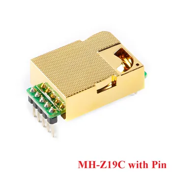 MH-Z19 MH-Z19C IR Infrarrojos Sensor de CO2 Módulo MH Z19C Gas de Dióxido de Carbono Sensor NDIR para Monitor de CO2 de 400 5000 ppm UART Salida PWM