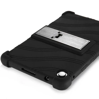 MingShore Resistente de Silicona a prueba de Golpes de Pie de Protección de la Cubierta del Caso Para Huawei MatePad T8 8.0 pulgadas KOB2-L09/W09/L03 Tablet