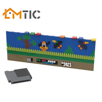 MOC Duck Hunt FC NES Mini Classic Edition Retro Consola de Video Juegos 818pcs Bloques de Construcción de Tecnología de Bricolaje Ladrillos de Juguetes Para los Niños