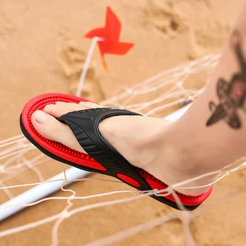Moda Zapatillas Hombres Zapatos Casual al aire libre Zapatillas de Ocio de Playa, Sandalias de Baño, chanclas de Masajes para Hombres Zapatillas