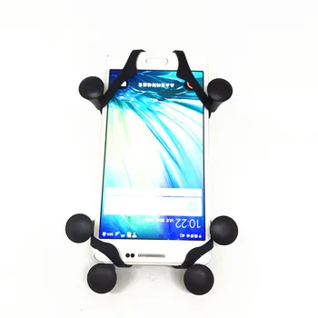 Moto Manillar de Montaje de la Bola de Teléfono de soporte de Montaje Soporte de Bicicletas Con Silicona X-grip Para Gopro Smartphone GPS Titular