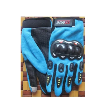 MTB enduro bilke guantes de dedo completo off-road del manejo de la motocicleta molocomotive medio dedo guantes de duro caparazón protector de mano antideslizante