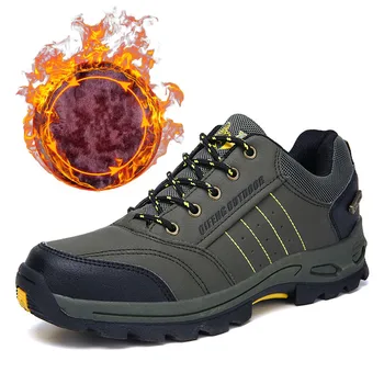 Mynde Marca de Zapatos de Invierno de los Hombres de Gran Tamaño 36-47 Super Caliente Botas de Hombres Zapatillas de Tobillo Cálida Felpa Botas de Nieve Para Hombre Calzado