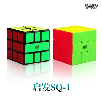 Más reciente Qiyi Qifa SQ-1 Cubo Mágico Puzzle Cuadrado de 1 Cubicación de Velocidad SQ1 XMD Mofangge Curvas de Aprendizaje Educacional para Niños Juguetes de Juego