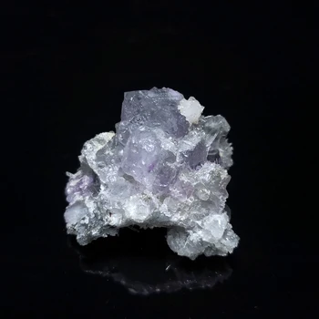 Natural de Cuarzo y Fluorita Mineral de Cristal de Muestras A2-5
