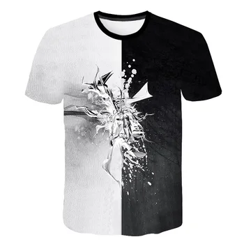 Negro Fresco Divertido Diseño de la Pistola de 2019 Hombres T-shirt de Moda Miltary Explosión de la Impresión 3D de Tops de Manga Corta Camisetas Patineta Streetwear