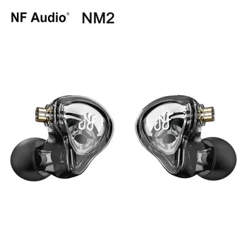 NF Audio NM2 Cavidad Doble Dinámica In-ear Monitor de Auriculares 2Pin 0.78 mm Cable Desmontable IEM con 6.35 a 3.5 Adaper