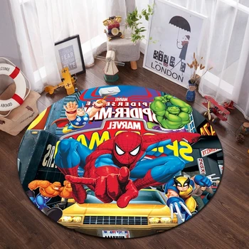 Niños de Disney Tapete de juego Tapetes Anti Slip Mat dibujos animados de Spiderman Patrón Impreso Alfombra Alfombra para el cuarto de Baño de la Puerta de la Sala de Regalo