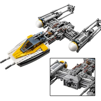 NUEVA 05040 Star Space Wars X Wing, Y-wing Fighter Bloques de Construcción de los Conjuntos de Ladrillos Clásico Modelo de los Niños Juguetes regalos regalo de cumpleaños