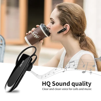 Nueva Abeja Auricular Bluetooth V5.0 Auricular 24 H Tiempo de Conversación Inalámbrico de manos libres de Auriculares Con CVC6.0 con Cancelación de Ruido Micrófono para Teléfonos