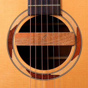 Nueva Adeline AD-33 W-JAZZ serie de recogida acústico magnético orificio de madera maciza de recogida de selección de la guitarra de titular para Fingerstyle Guitar