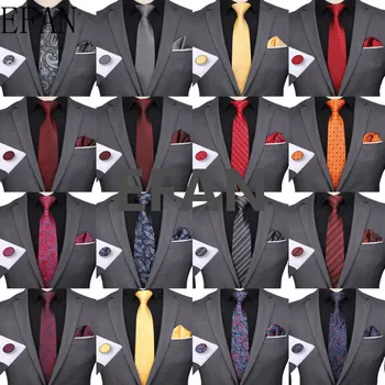 Nueva Boda de los Hombres de Corbata Rojo Gris Negro a Rayas Diseñador de Moda corbata para los Hombres de Negocios 8cm Dropshipping Novio Empate Fábrica de Personalizar