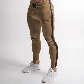 Nueva caliente venta de moda de algodón de los hombres pantalones jogger ropa casual deportiva pantalones de gimnasio de la aptitud de los hombres de la ropa