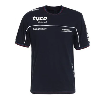 Nueva Edision de llegada! 2018 Tyco Moto de Motocross camiseta de MOTO GP camiseta de Algodón Jersey para el Equipo BMW Camiseta