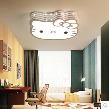 Nueva Hermosa Kitty Sweety Creativo de la Luz de Techo Para Habitación de los Niños Coloridas Lámparas de Dormitorio Iluminación de la Casa de DHL Gratis