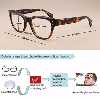 Nueva Marca vintage gafas de marco hombres los marcos del espectáculo ordenador miopía gafas de marco a las mujeres transparentes Retro de gafas de los hombres ov5205