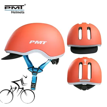 Nueva PMT Casco de Bicicleta Integralmente moldeado Ultrallight Transpirable MTB Bicicleta de Carretera de Seguridad en los cascos de los Deportes al aire libre Urbano de BMX de la Tapa de los Hombres