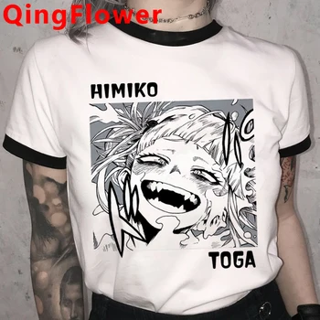 Nueva Senpai Himiko Toga de Caricatura Divertida Camiseta de los Hombres Gráfico Ullzang T-shirt de Moda Hentai Waifu Anime Camiseta Hip Hop Top Tees Macho