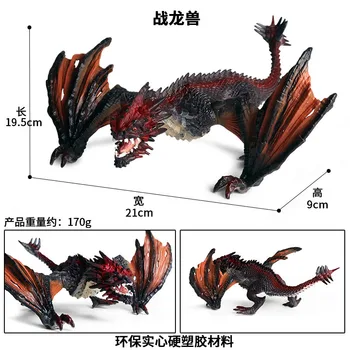 Nueva Simulación de Dinosaurios Modelo Antiguo Modelo Animal de la Guerra de Dragón, de la ia Dragón Warcraft Flying Dragon Niños Dinosaurio de Juguete