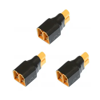 Nueva XT90 Serie Conector RC Batería ESC Conector Sin Cable Adaptador de 1F2M 1 hembra y 2 machos