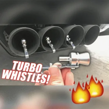 Nueva Ｍulti Propósito Coche Turbo Silbatos Tubo de Escape de Sonido Fabricante de Automóviles de Tubo de Escape Ruidoso Silbatos SCI88