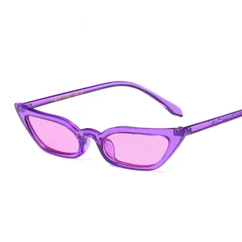 Nuevas Mujeres de Ojo de Gato Gafas de sol De 2018 de la Vendimia de los Hombres de Moda de la Marca del Diseñador de Tonos Rojos Plaza de Gafas de Sol UV400 gafas de sol