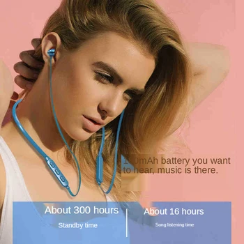 Nuevo 16 Horas 6D Magnética de la succión Auricular Bluetooth 5.0 Cuello montado binaural cuello móvil inalámbrico Ruinning Deporte auriculares