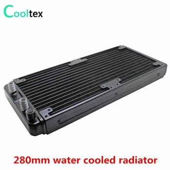 Nuevo 80/90/120/240/280mm de agua de refrigeración del radiador refrigerado por cooler para CPU de la computadora industrial Láser Intercambiador de Calor del disipador de calor