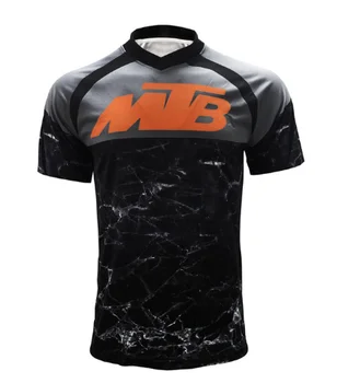 Nuevo diseño de mtb de la camiseta de las mujeres de enduro moto de motocross jersey descenso dh jersey de bmx mx off-road bici de la suciedad jersey de manga corta