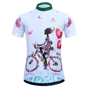 Nuevo Equipo de Ciclismo Jersey de las Mujeres de Verano de Manga Corta de MTB de la Bicicleta Transpirable Jersey Maillot Ciclismo al aire libre Deporte de Carreras de Bicicletas Camiseta