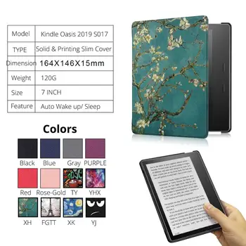 Nuevo Kindle Oasis Caso Slimshell Ligero Cubierta Protectora para 7 pulgadas Kindle de Amazon Oasis de Liberación de 2017 2019 9 10 Gn