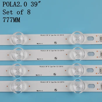Nuevo original Kit de 8 piezas de la Retroiluminación LED de la tira Para LG 39LN5300 39LN5400 HC390DUN-VCFP1-21XX innotek POLA2.0 39