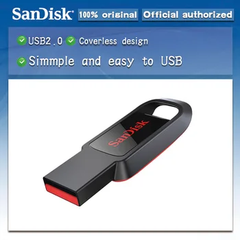 NUEVO Original SanDisk 132gb USB flash drive de Disco pendrive de 64 gb CZ61 USB 2.0 16 gb memory stick 128 gigabytes de memoria usb