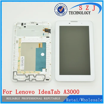 Nuevo Para Lenovo IdeaTab A3000 A3000-H Reemplazo LCD de Pantalla Táctil con Marco de Montaje de 7 pulgadas de Envío Gratis