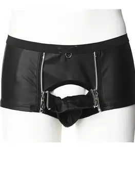 Nuevo Sexy Pantalones Negro para Hombre alemán Fetiche Desgaste SM Hombre de Lencería Bragas Exóticas de Alta Calidad Clubwear W850546
