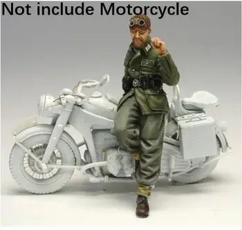 Nuevo sin montar 1/35 de la Motocicleta Soldado sólo han soldado Kit de Resina DIY Juguetes Sin pintar resina modelo