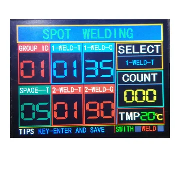 NY-D08 Soldador del Punto de Controlador Neumático de Color de la Pantalla LCD Multi-punto de la Personalización