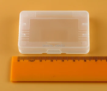 OCGAME 100pcs/lot de alta calidad Cartucho de Juego Caso de la tarjeta de la caja de caso Para GBA GBA Plástico