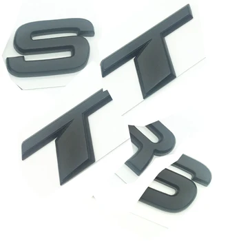 OEM ABS de la Placa de identificación para Audi T T R S TT TTS TTRS Negro Mate Emblema 3D Tronco Insignia del Logotipo Compacto