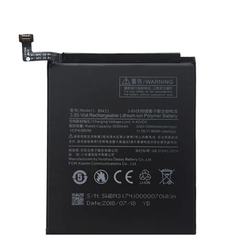Original BN31 la Batería del Teléfono Móvil Para el Xiaomi Redmi Nota 5A / Pro Xiaomi mi 5X/A1 3000mAh de la Reemplazo de la Batería de Li-ion + Herramienta