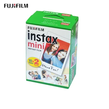 Original de 20 Hoja de fujifilm Mini 8 Blanco instax mini 8 9 película Instantánea Papel Fotográfico Para Instax Mini8 9 7 25 50 SP-1 Cámara de cine