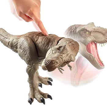 Original de 56 cm de Jurassic World Picadura de Lucha Tyrannosaurus Rex Grandes Competitiva Película de Dinosaurios Modelo de la Figura de Acción de Juguete para Niños