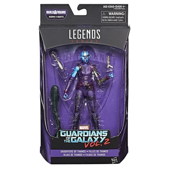 Original de Hasbro Marvel Legends Guardianes de La Galaxia Nebulosa Gamora Star-Lord Headpool SHF de 6 Pulgadas de la Figura de Acción del Modelo de Juguetes de Niños