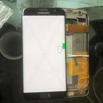 Original de la pantalla lcd Para Samsung Galaxy S7 Borde G935 G935F G935FD Pantalla LCD con Digitalizador de Pantalla Táctil de 5.5