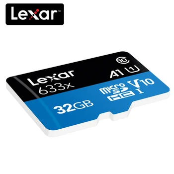 Original de Lexar 633x Tarjeta Micro SD de 1 tb 32GB 64GB 128GB 256GB Micro sd Clase 10 de cartao de memoria de la Tarjeta del tf para cambiar de teléfono Móvil